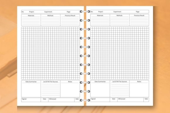 Download Lab Research Logbook Kdp Interior, - Logbook Collection