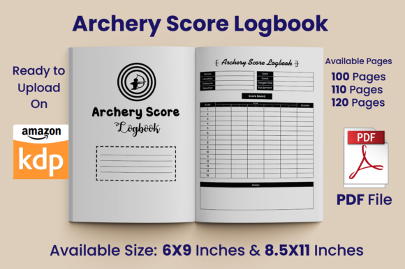 Download Archery Score Logbook KDP Interior - Logbook Collection