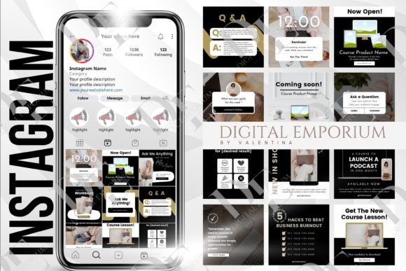Download 45 Editable Instagram Canva Templates - Instagram canva templates Collection