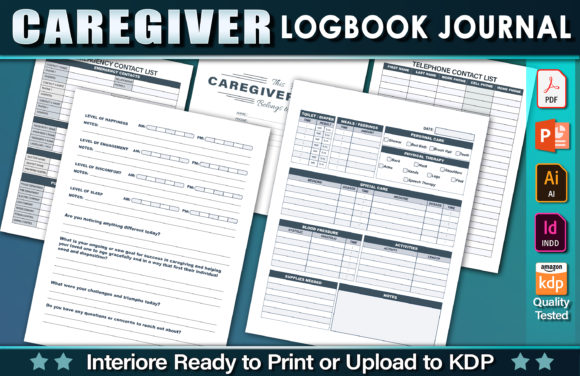 Download Editable Caregiver Logbook Journal - Logbook Collection
