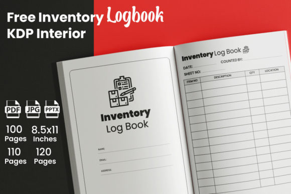 Download Free Inventory Logbook - KDP Interior - Logbook Collection