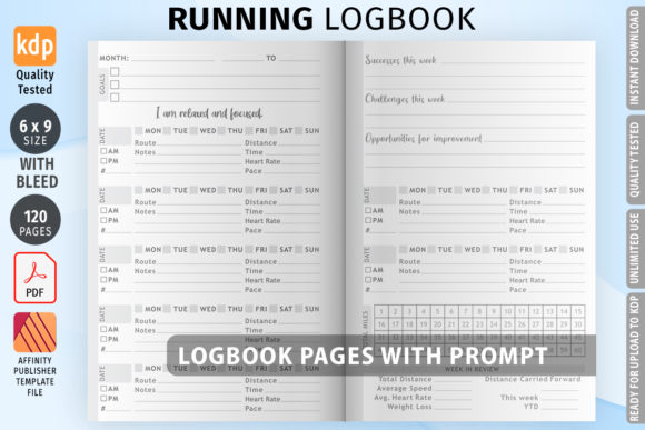 Download KDP Running Logbook POD Interior - Logbook Collection